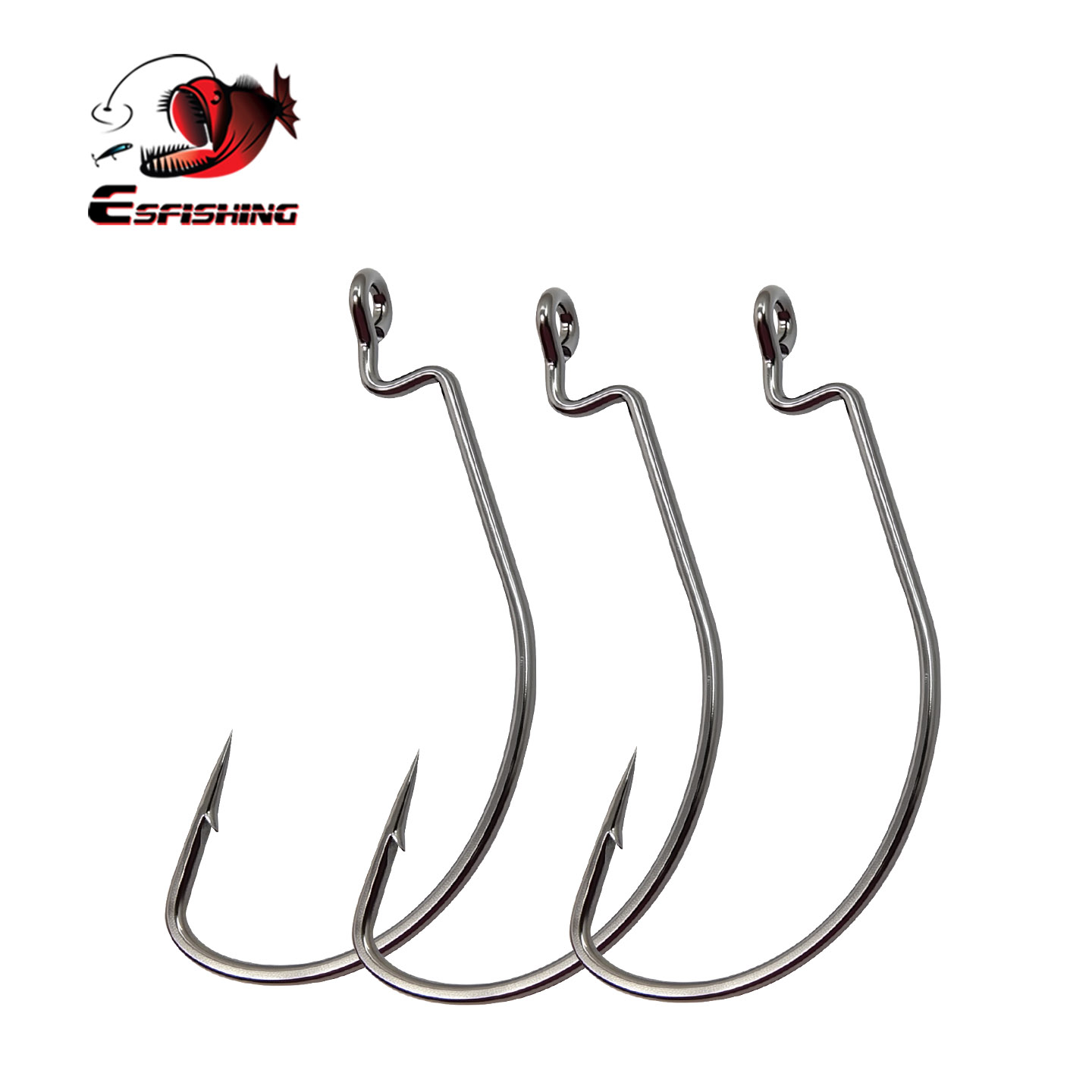 Fishing Equipment Ebay - Kail Pancing ESFISHING Offset Hook Baja