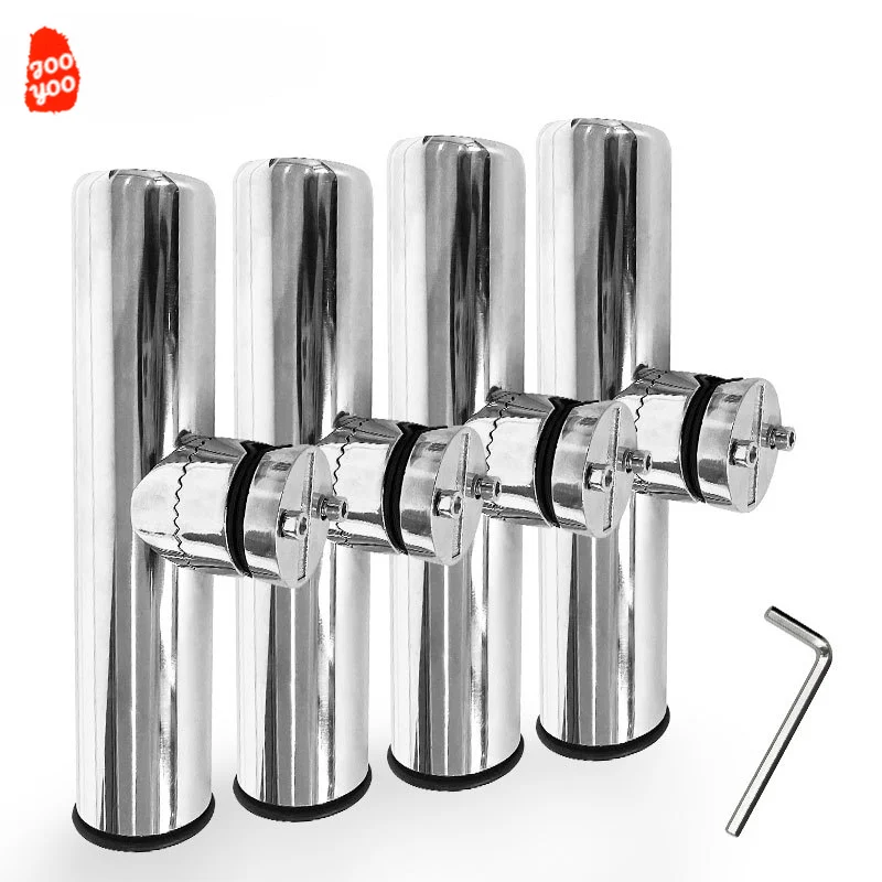 Fishing Equipment Cheap - Tempat joran pancing Stainless Steel, braket