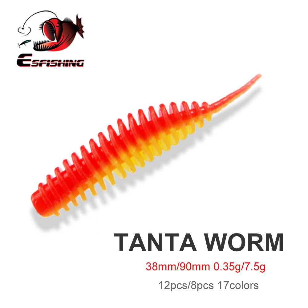 Fishing Equipment Ebay - Umpan Cacing Pancing ESFISHING Tanta 38mm