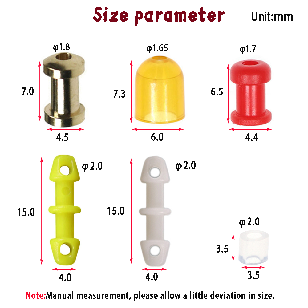 LIONRIVER 500 Buah Plastik Tem - Fishing Equipment Parts ulasan dan harga