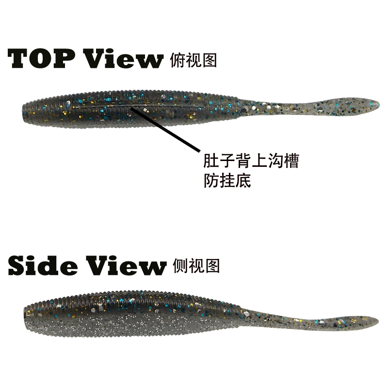 ESFISHING Drive Shad 100mm 8pc - Fishing Equipment Ebay ulasan dan harga