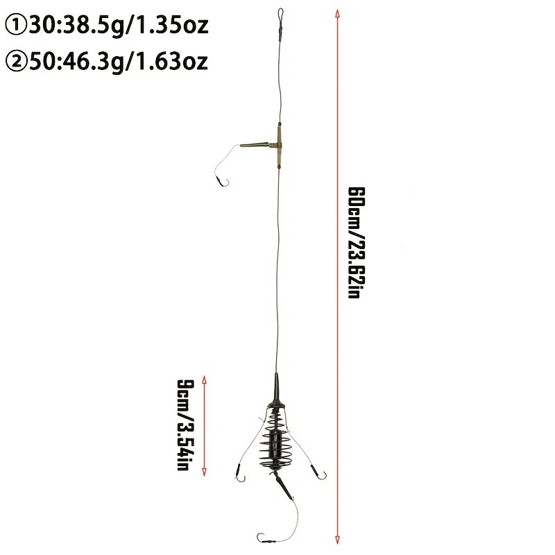 1 buah # 30/50 Rig Pengumpan T - Fishing Equipment Ebay ulasan dan harga