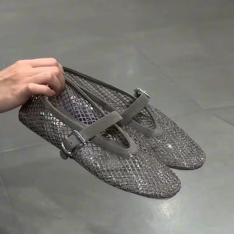 Sandal Baotou Berhias Rhinesto - Fishing Equipment Net ulasan dan harga