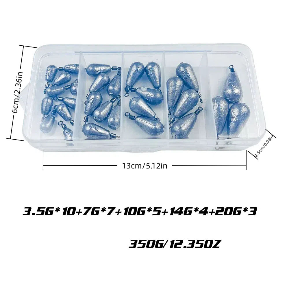 Set Pemberat Pancing Limnoid 2 - Fishing Equipment Set ulasan dan harga