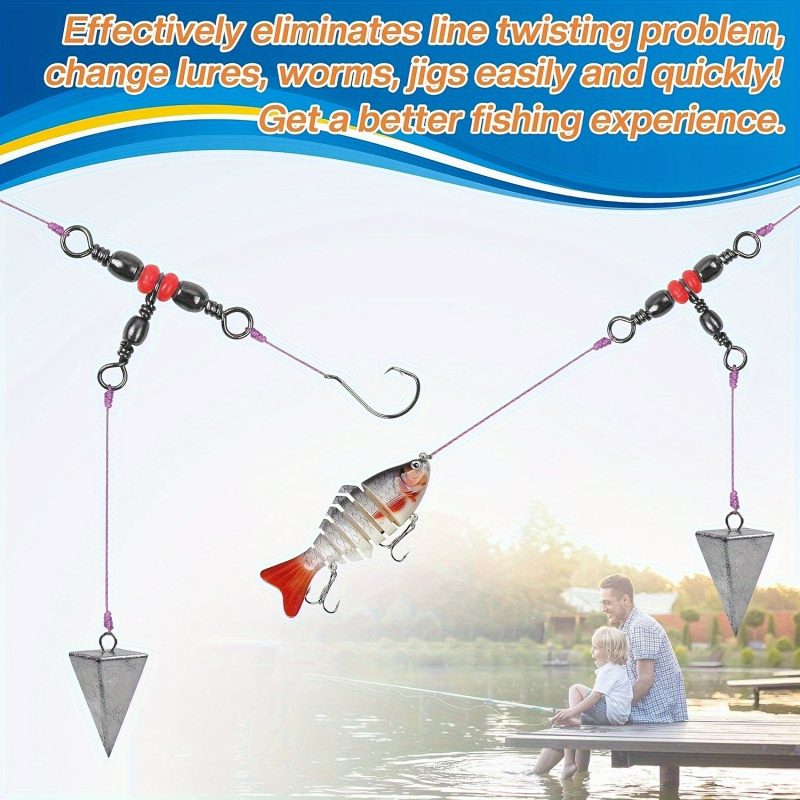 Swivel Pancing 3 Arah, Dikemas - Fishing Equipment Set ulasan dan harga